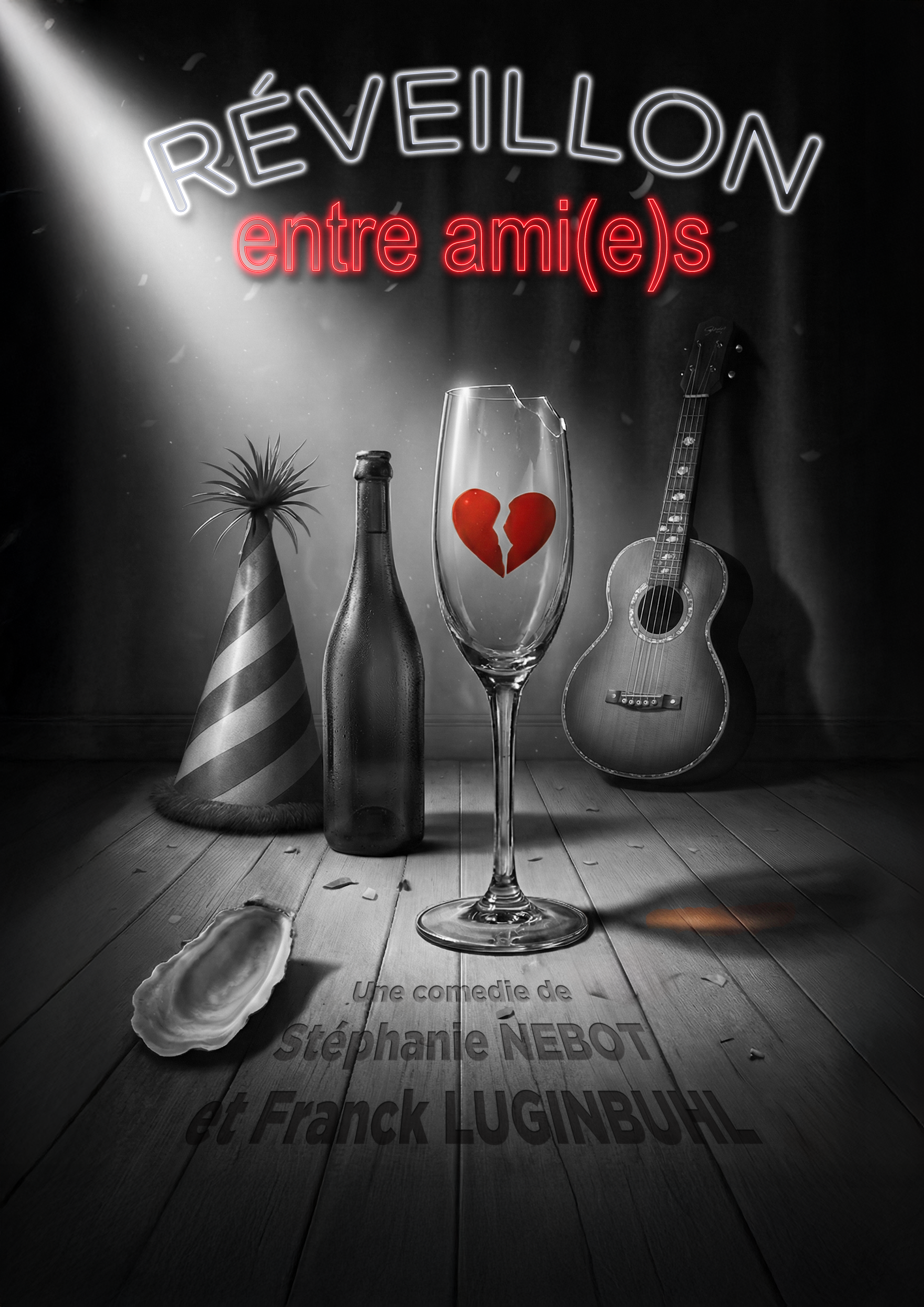 Affiche de la pièce Réveillon entre amis